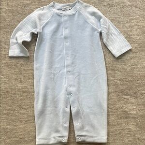 Kissy Kissy Light Blue Velour Playsuit